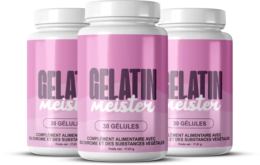 3 flacons de Gelatin Meister